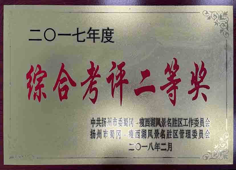 綜合考評(píng)二等獎(jiǎng)